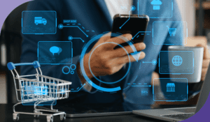 imagem de um rapaz de terno segurando um celular