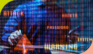 imagem de uma pessoa tocando o computador