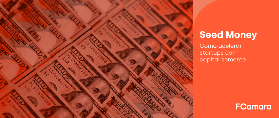 Notas de dólar representando Seed Money