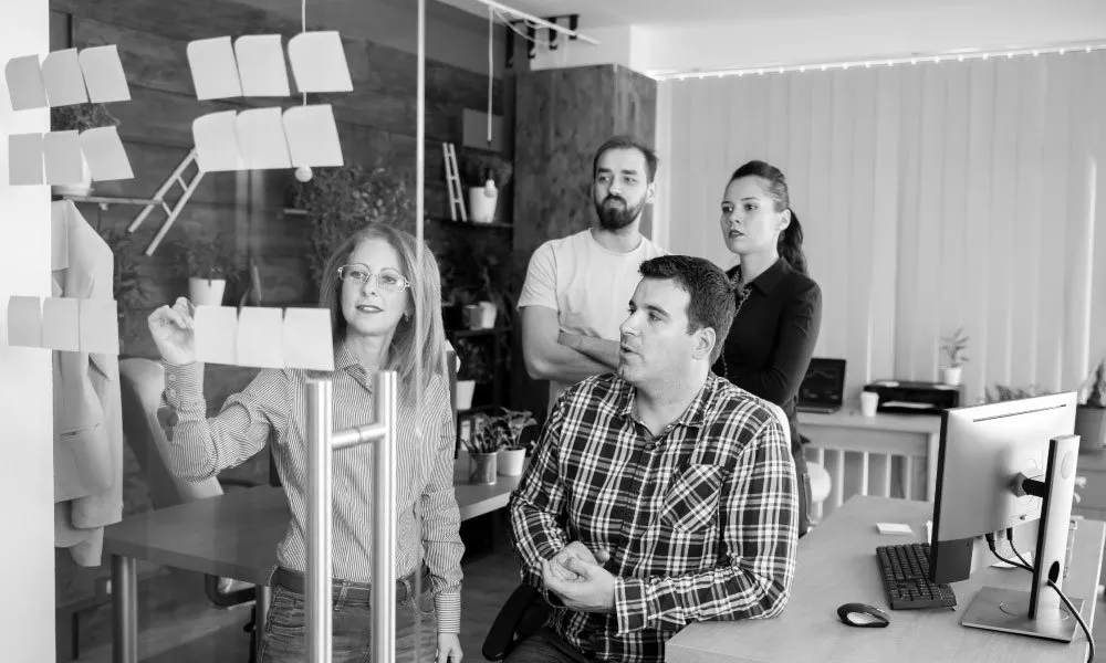 Equipe de trabalho utilizando Matriz CSD na prática